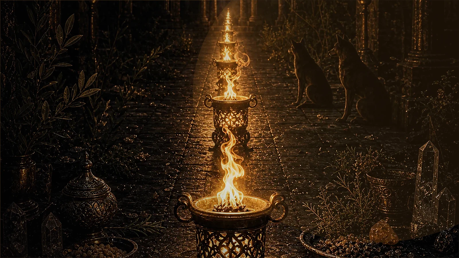 Portal de Hekate representando jornada de estudo