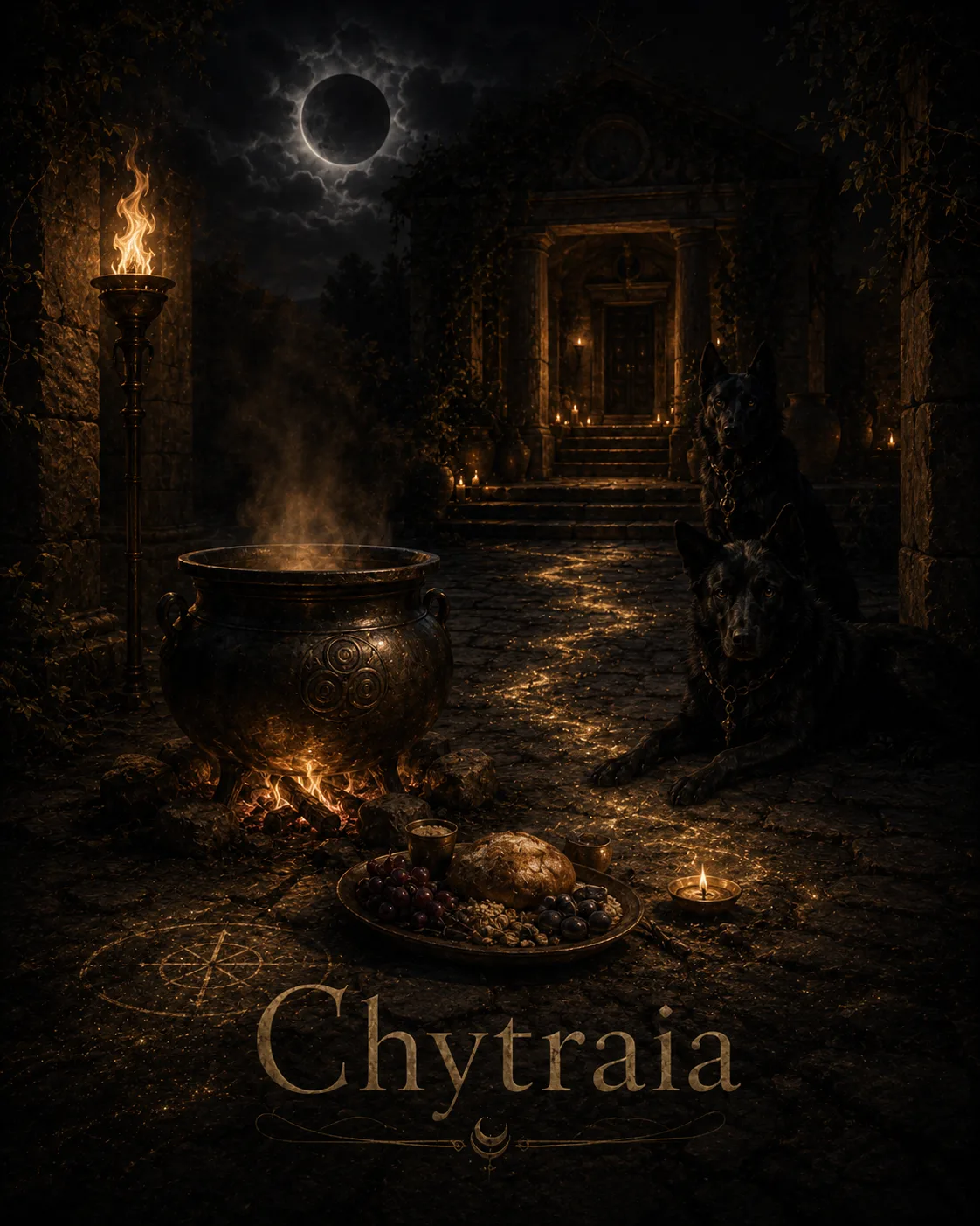 Imagem ritual do epíteto Chytraia