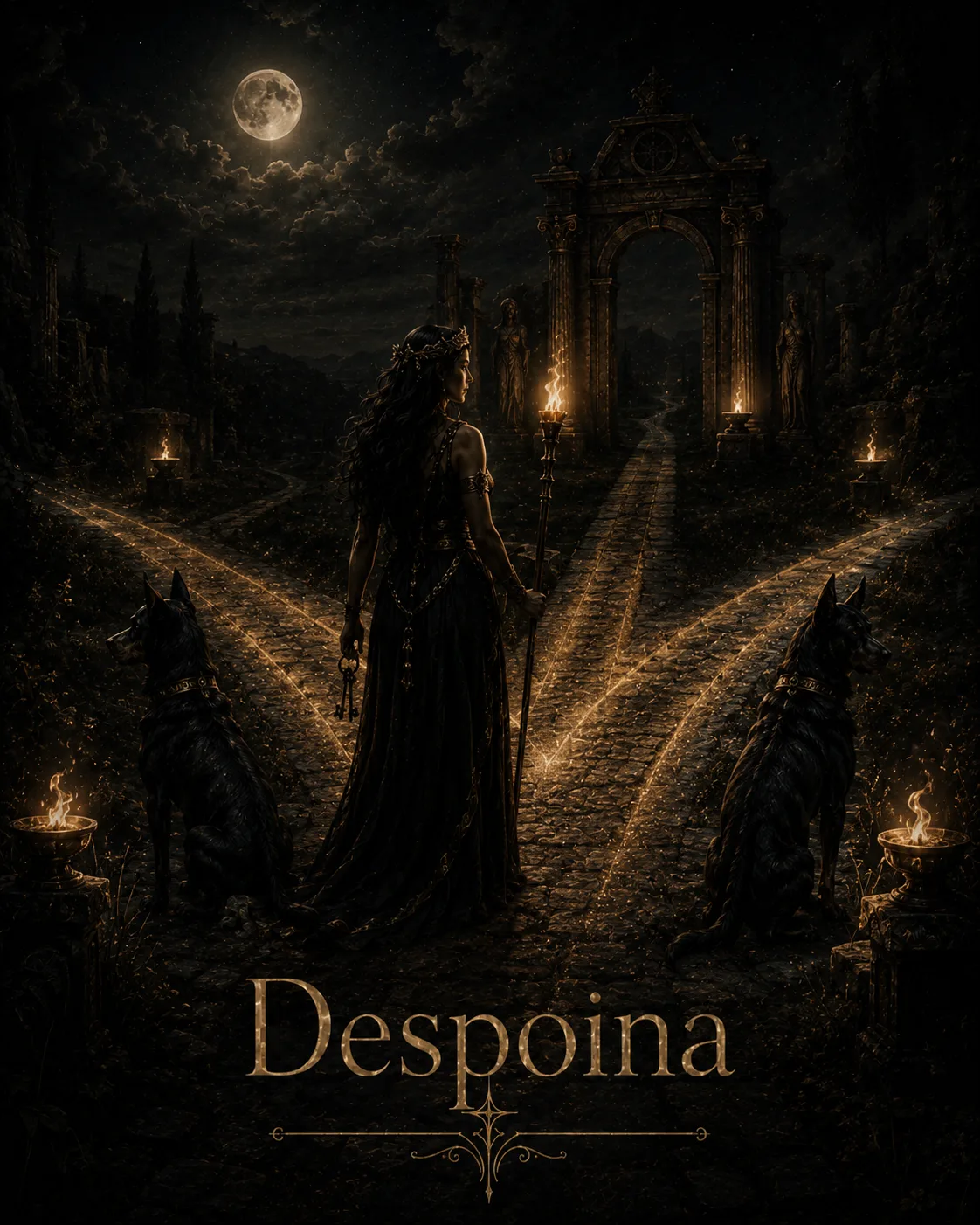 Imagem ritual do epíteto Despoina