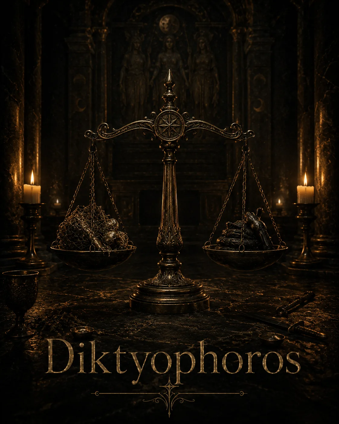 Imagem ritual do epíteto Diktyophoros