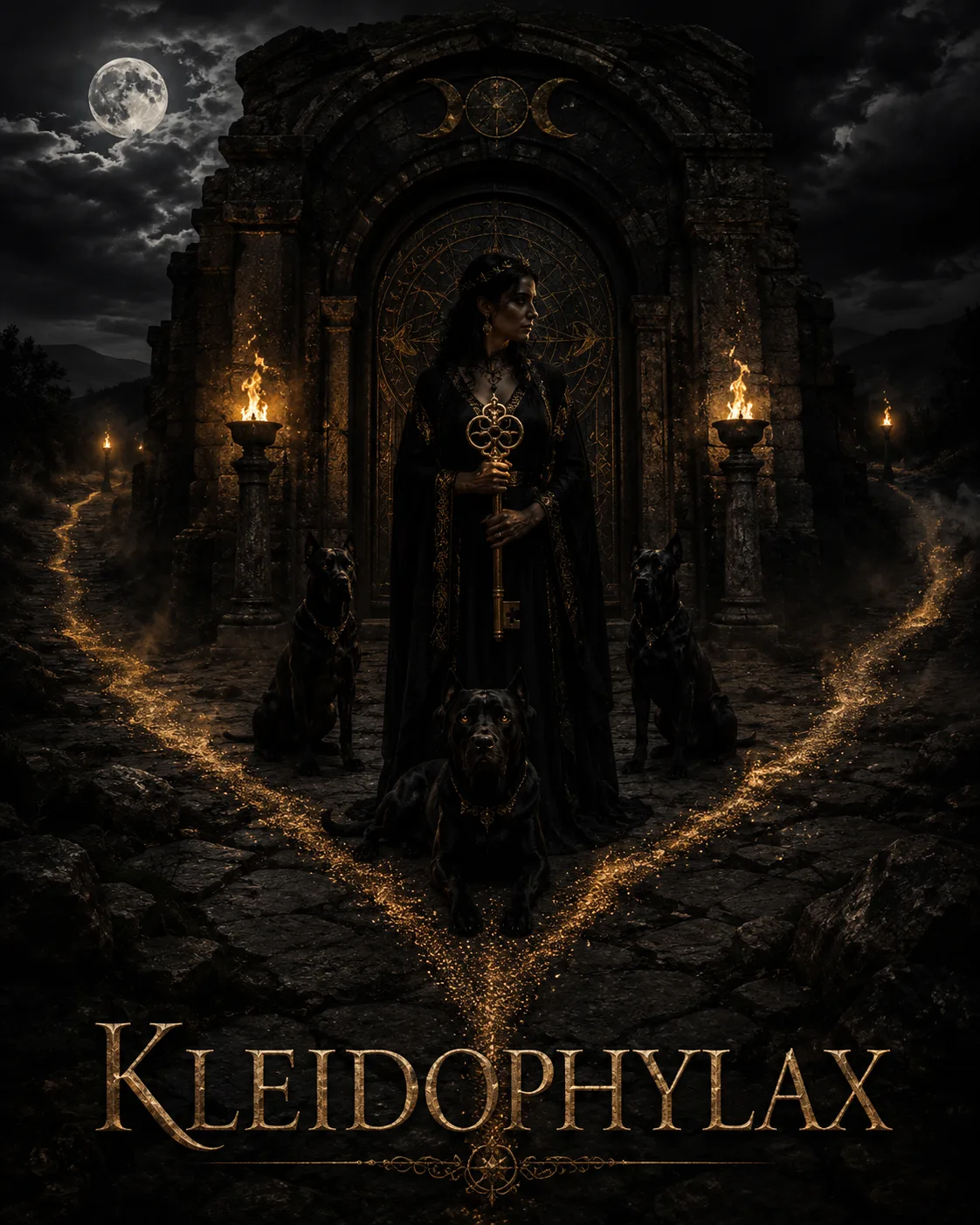 Imagem ritual do epíteto Kleidophylax