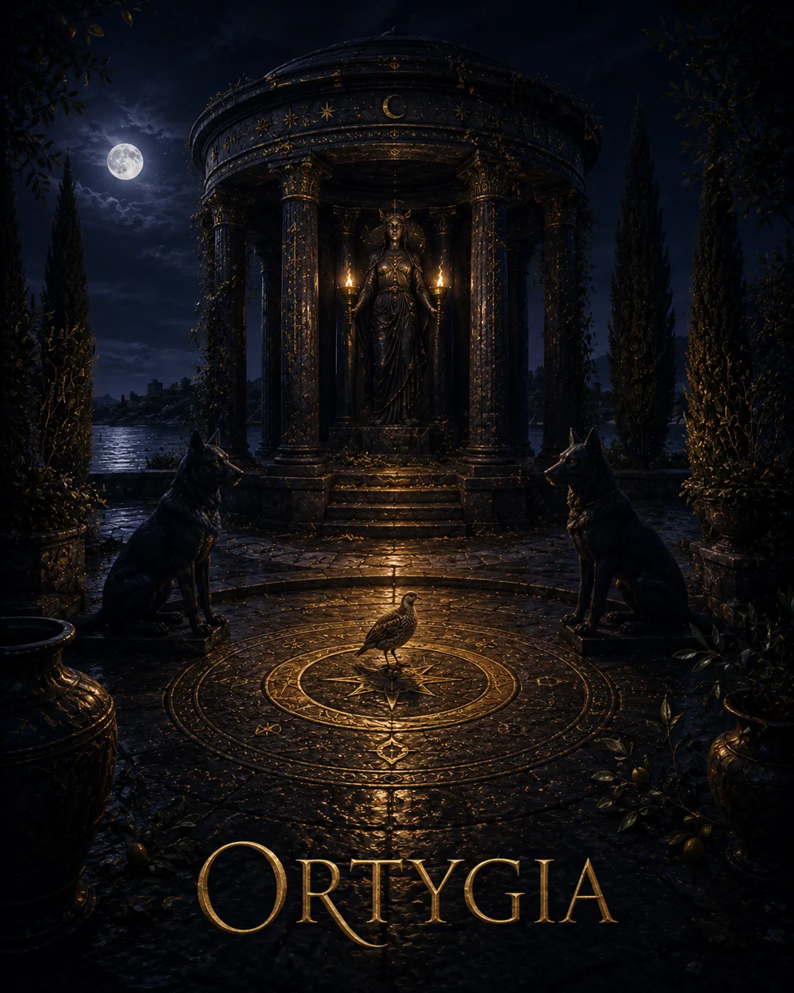 Imagem ritual do epíteto Ortygia