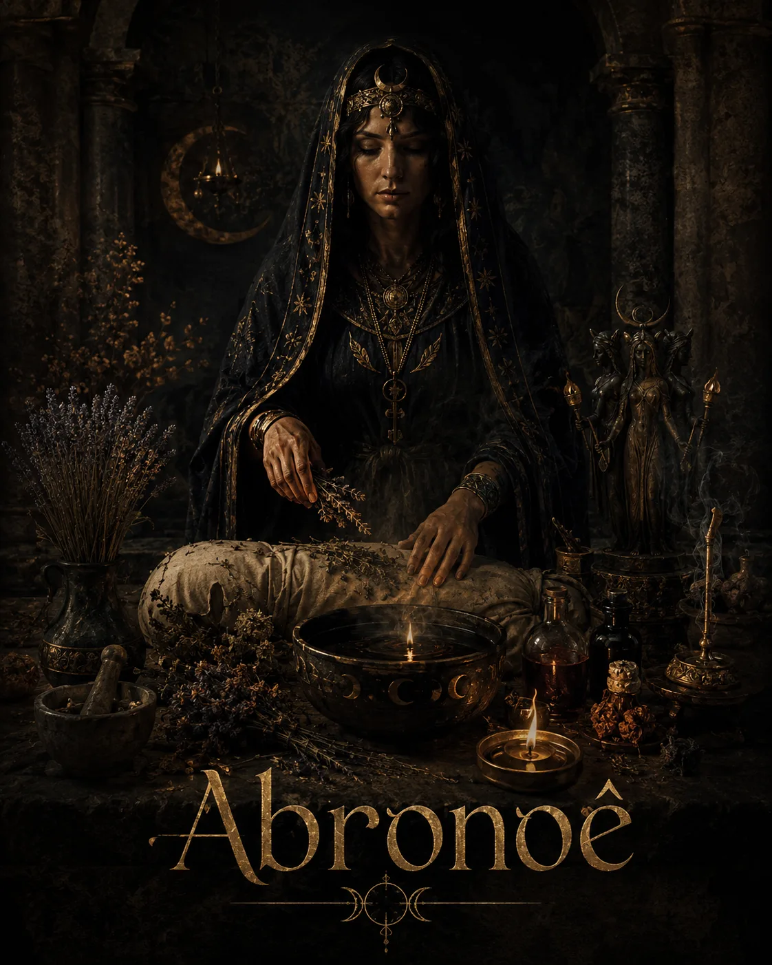 Imagem ritual do epíteto Abronoê