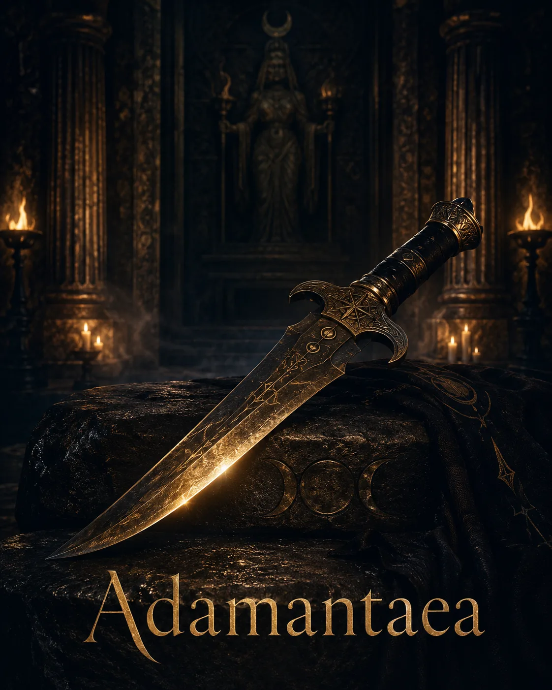 Imagem ritual do epíteto Adamantaea