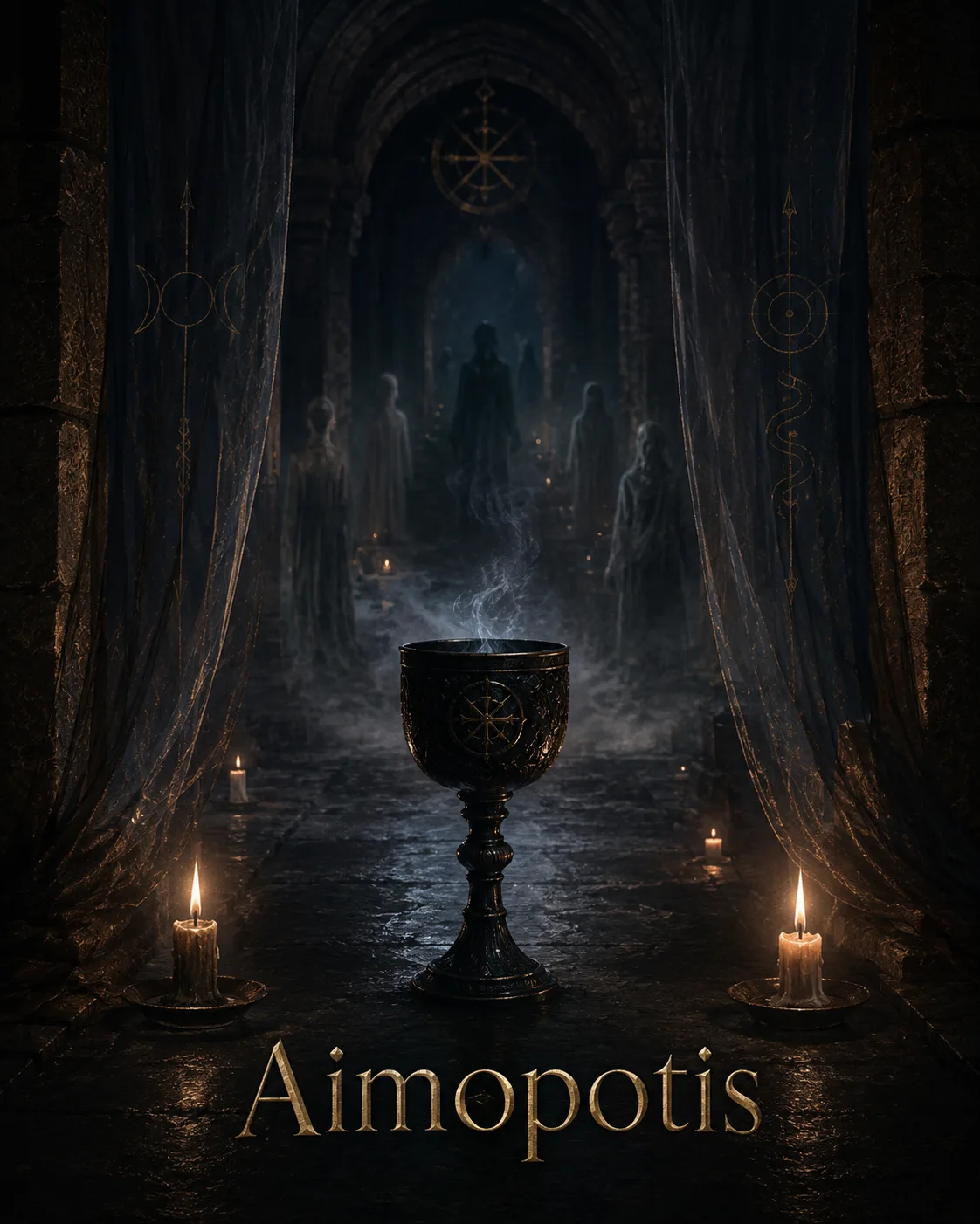 Imagem ritual do epíteto Aimopotis