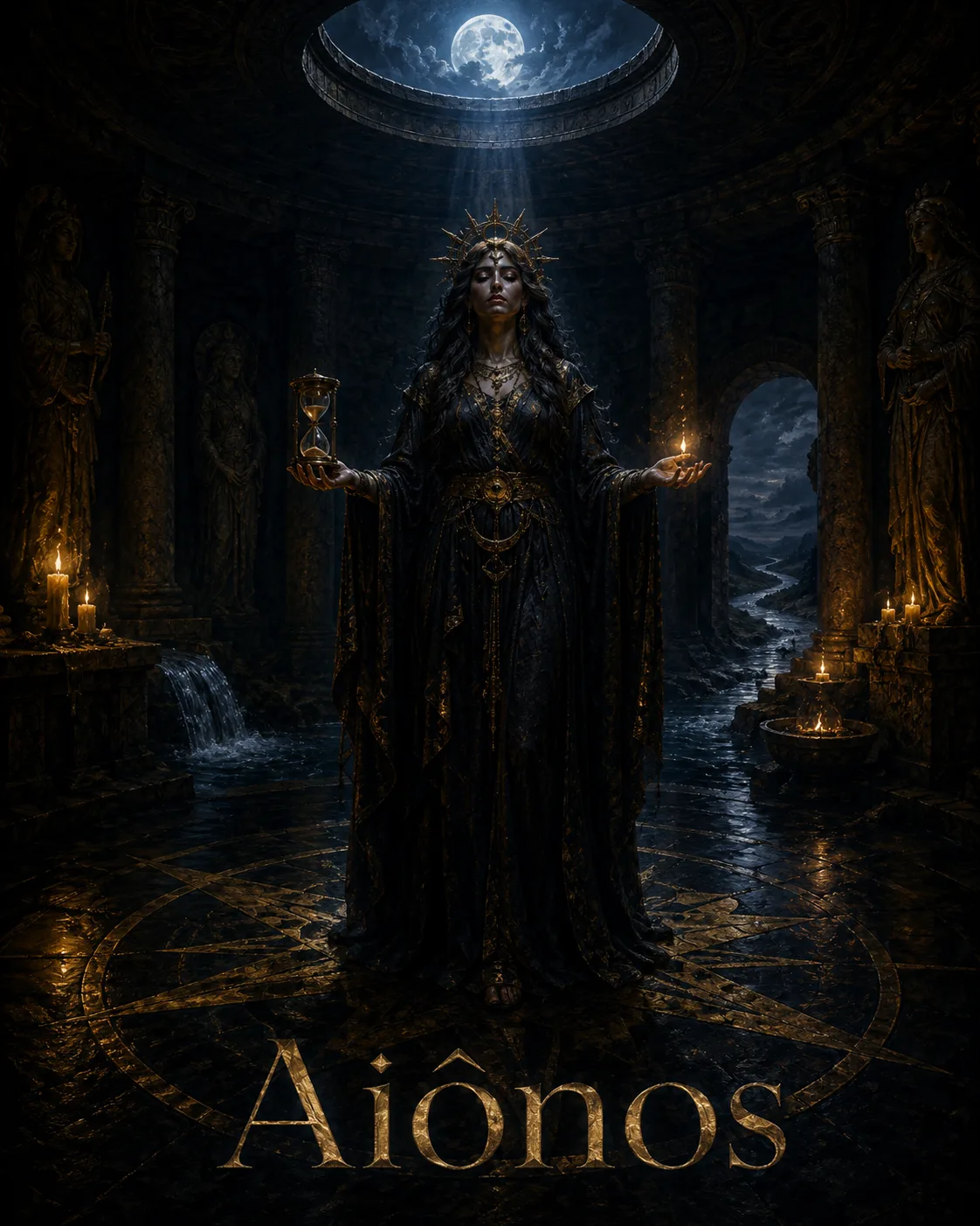 Imagem ritual do epíteto Aiônos