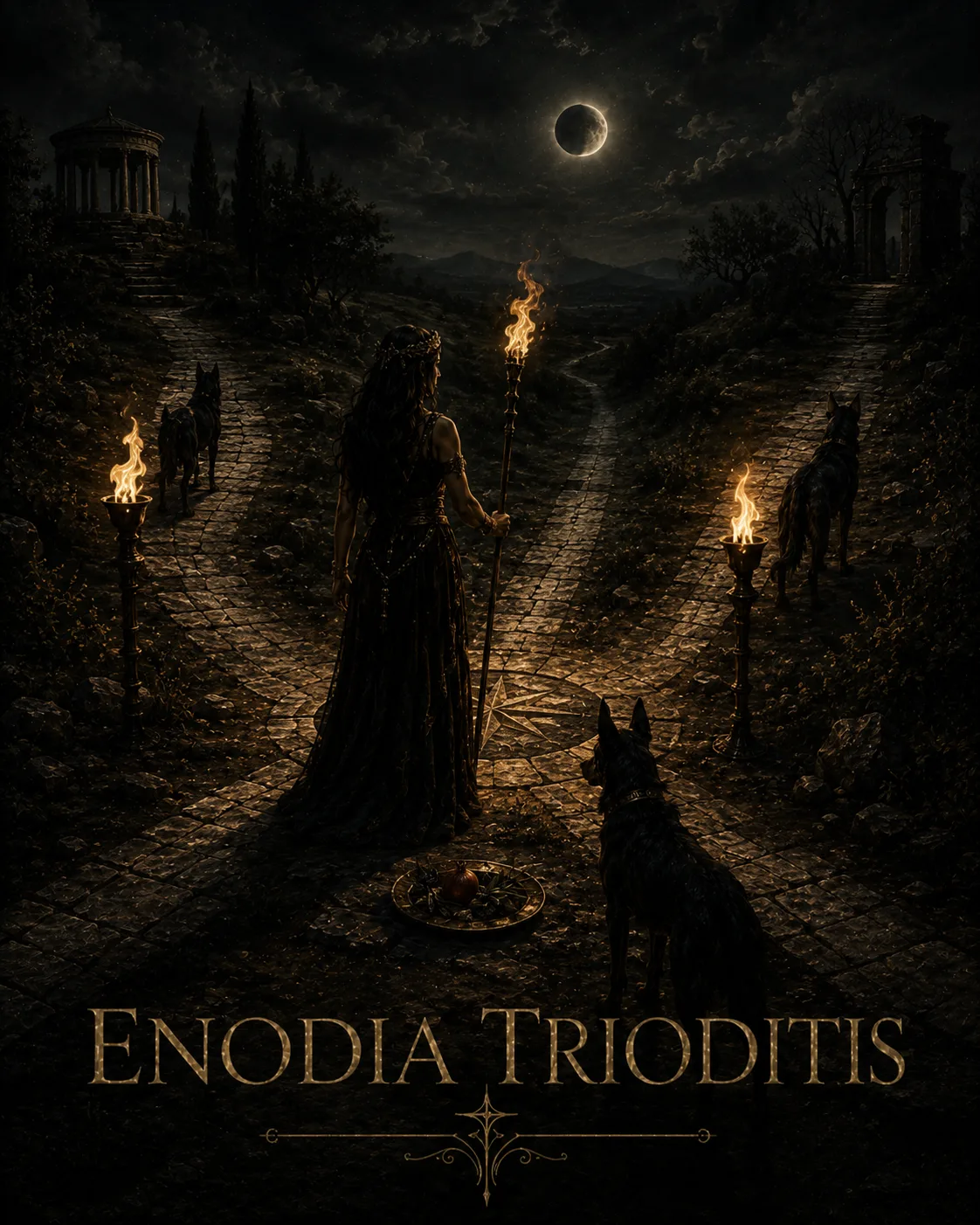 Imagem ritual do epíteto Enodia Trioditis