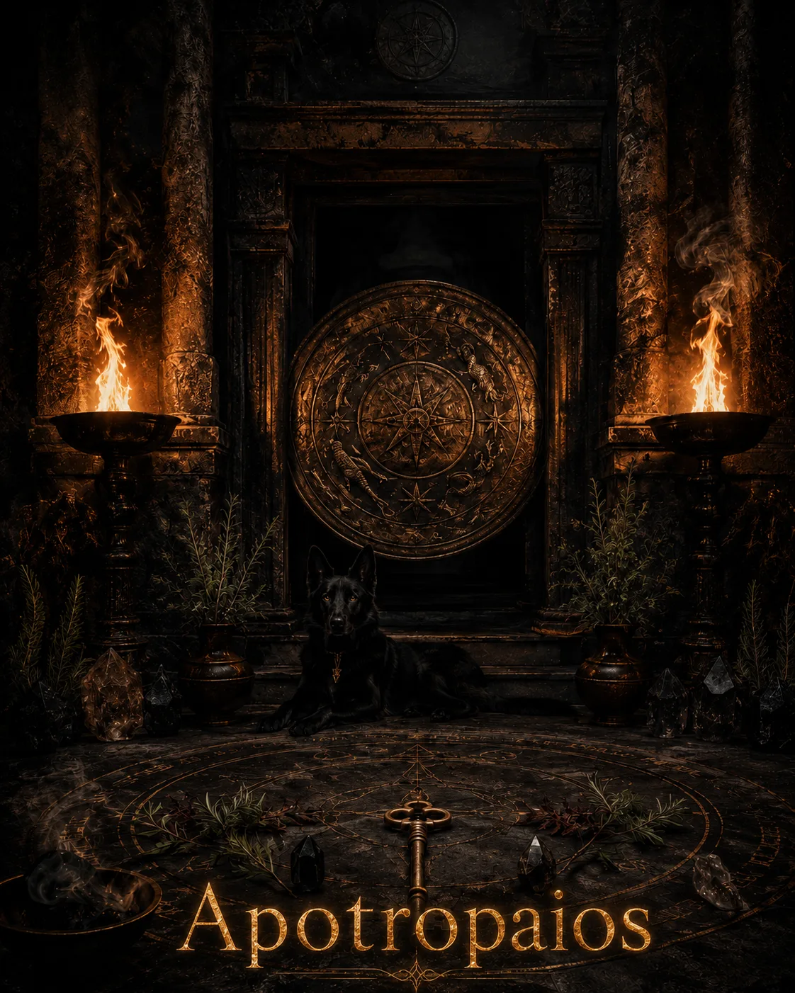Imagem ritual do epíteto Apotropaios