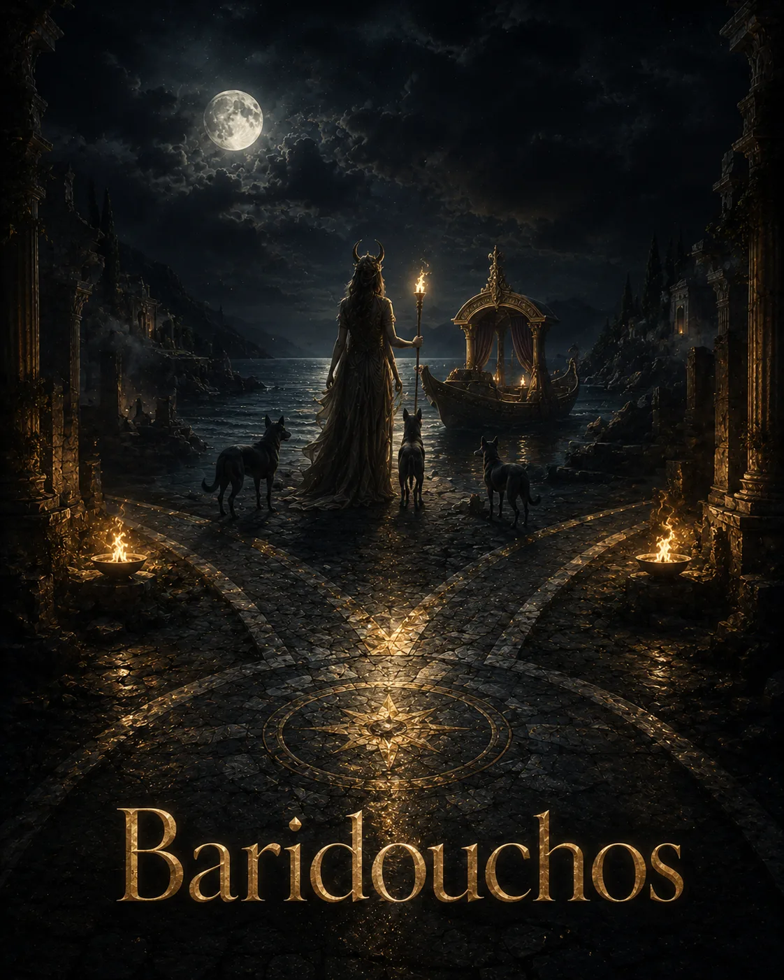 Imagem ritual do epíteto Baridouchos