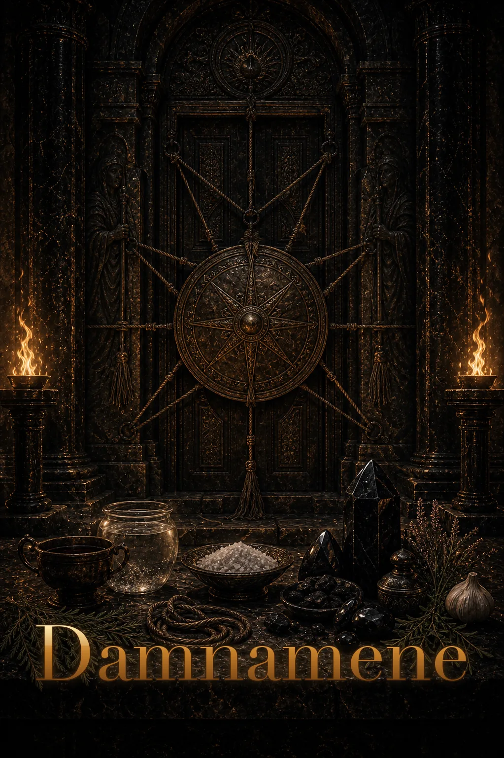 Imagem ritual do epíteto Damnamene