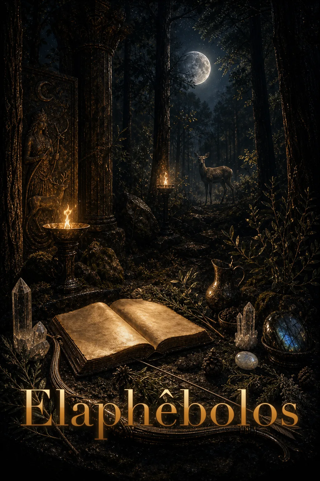 Imagem ritual do epíteto Elaphêbolos