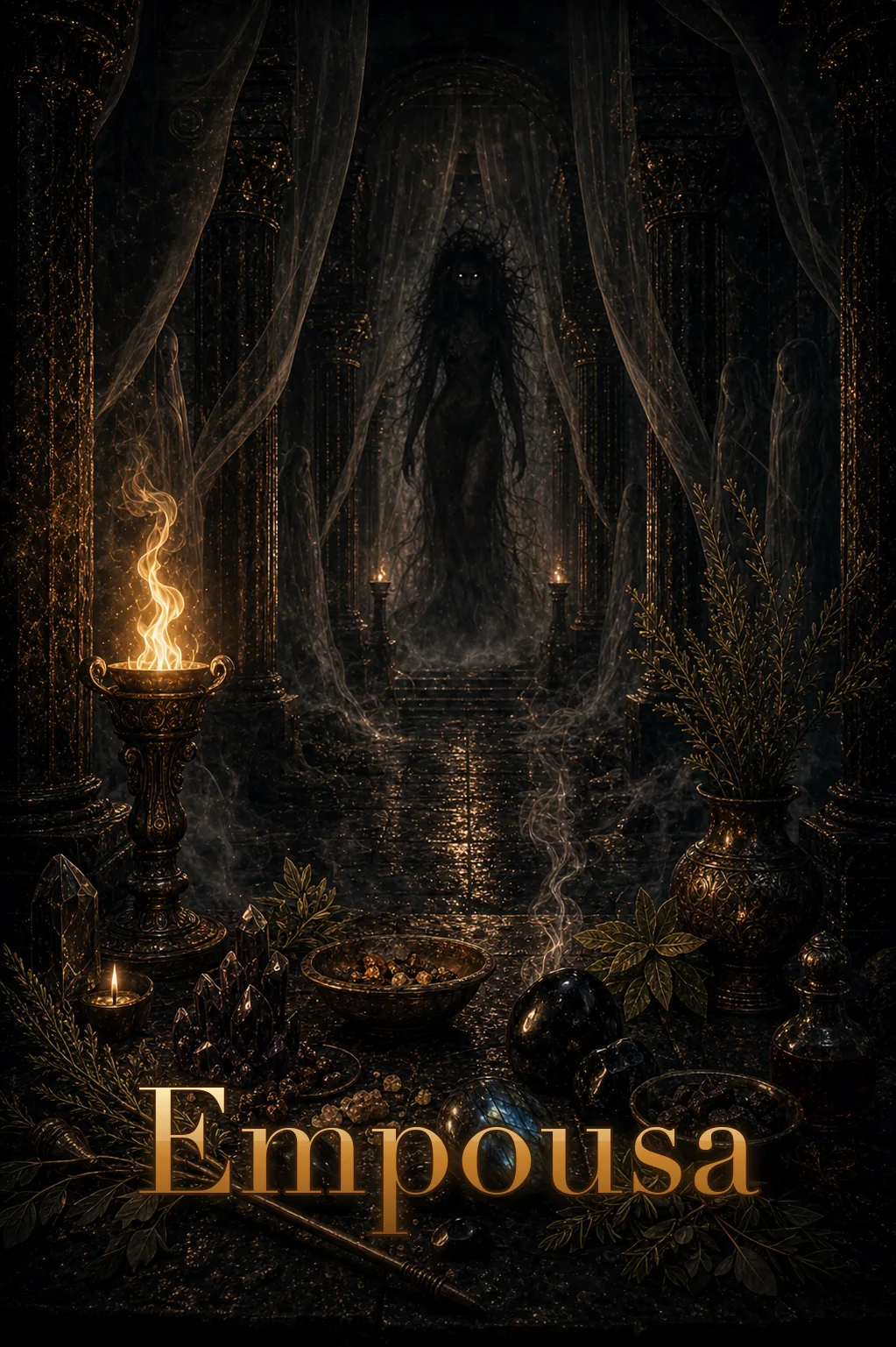 Imagem ritual do epíteto Empousa