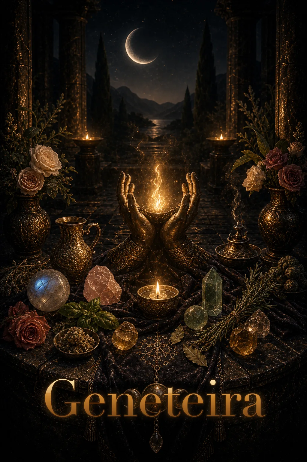 Imagem ritual do epíteto Geneteira