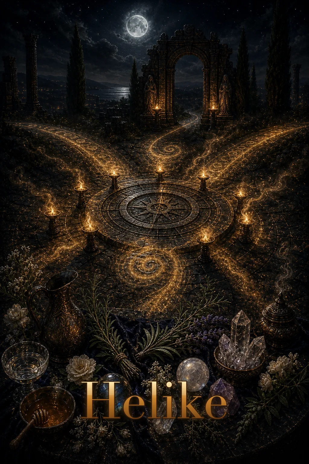 Imagem ritual do epíteto Helike