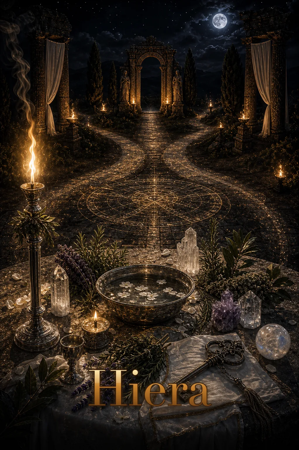 Imagem ritual do epíteto Hiera