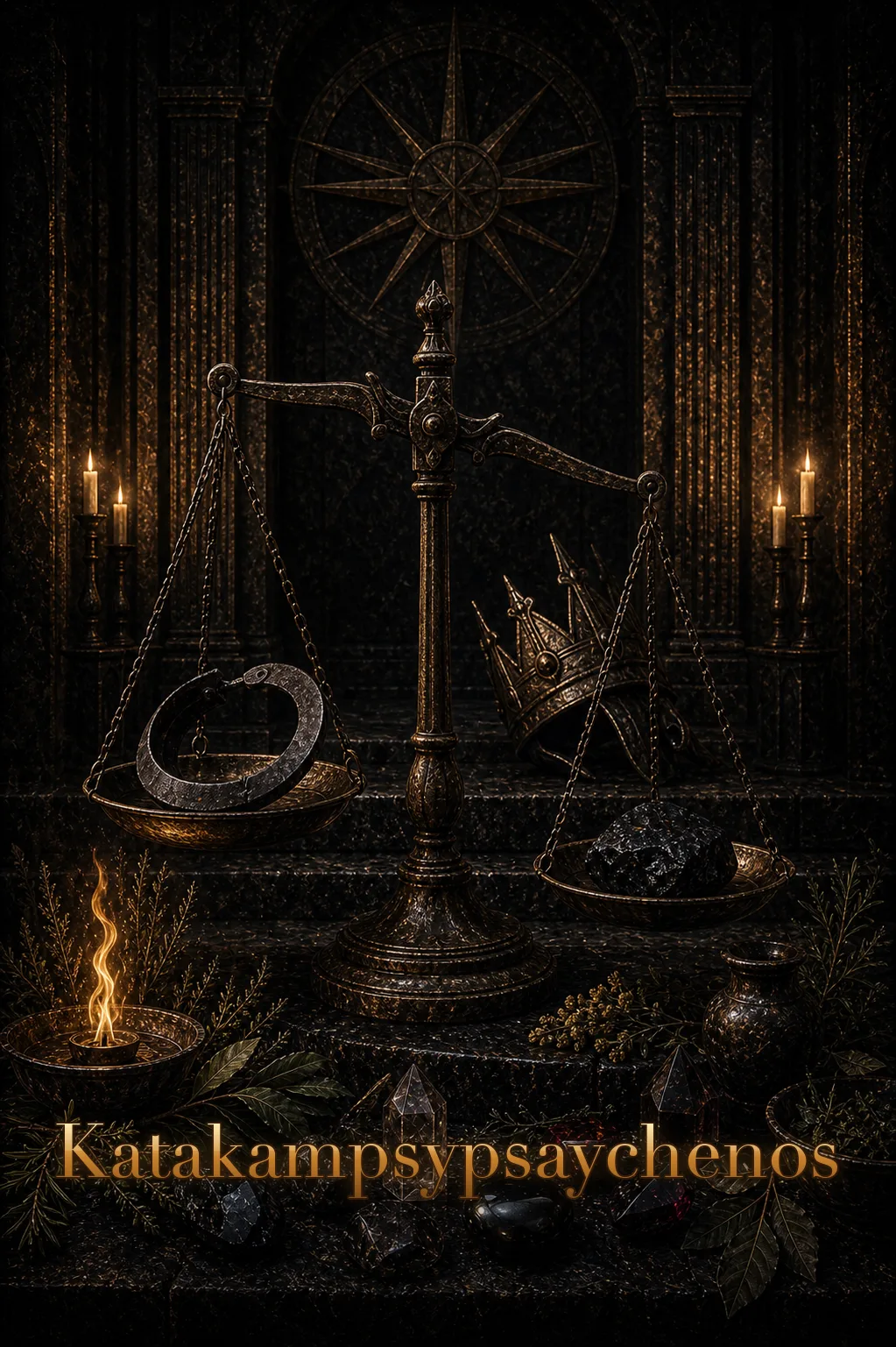 Imagem ritual do epíteto Katakampsypsaychenos