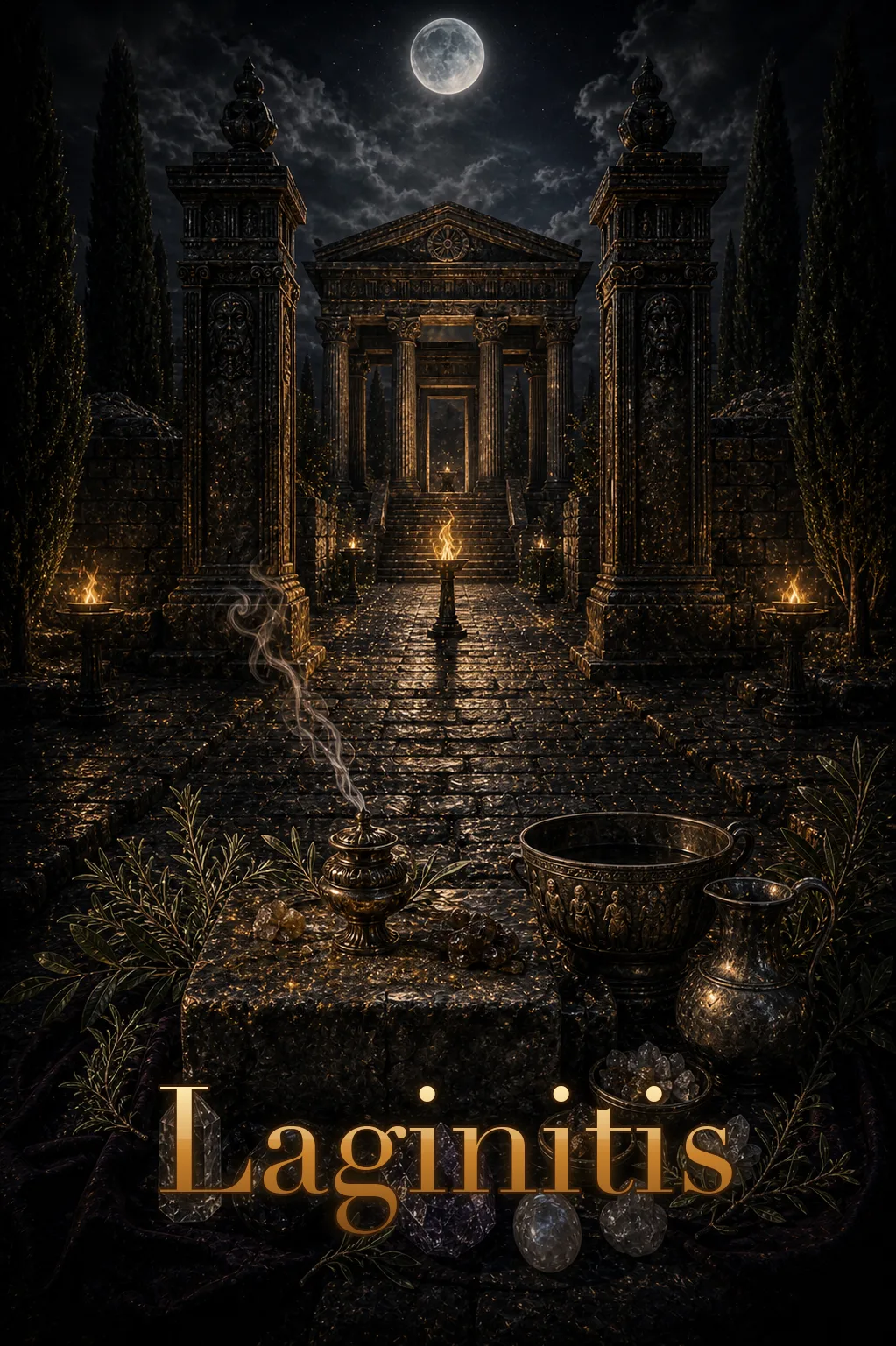 Imagem ritual do epíteto Laginitis