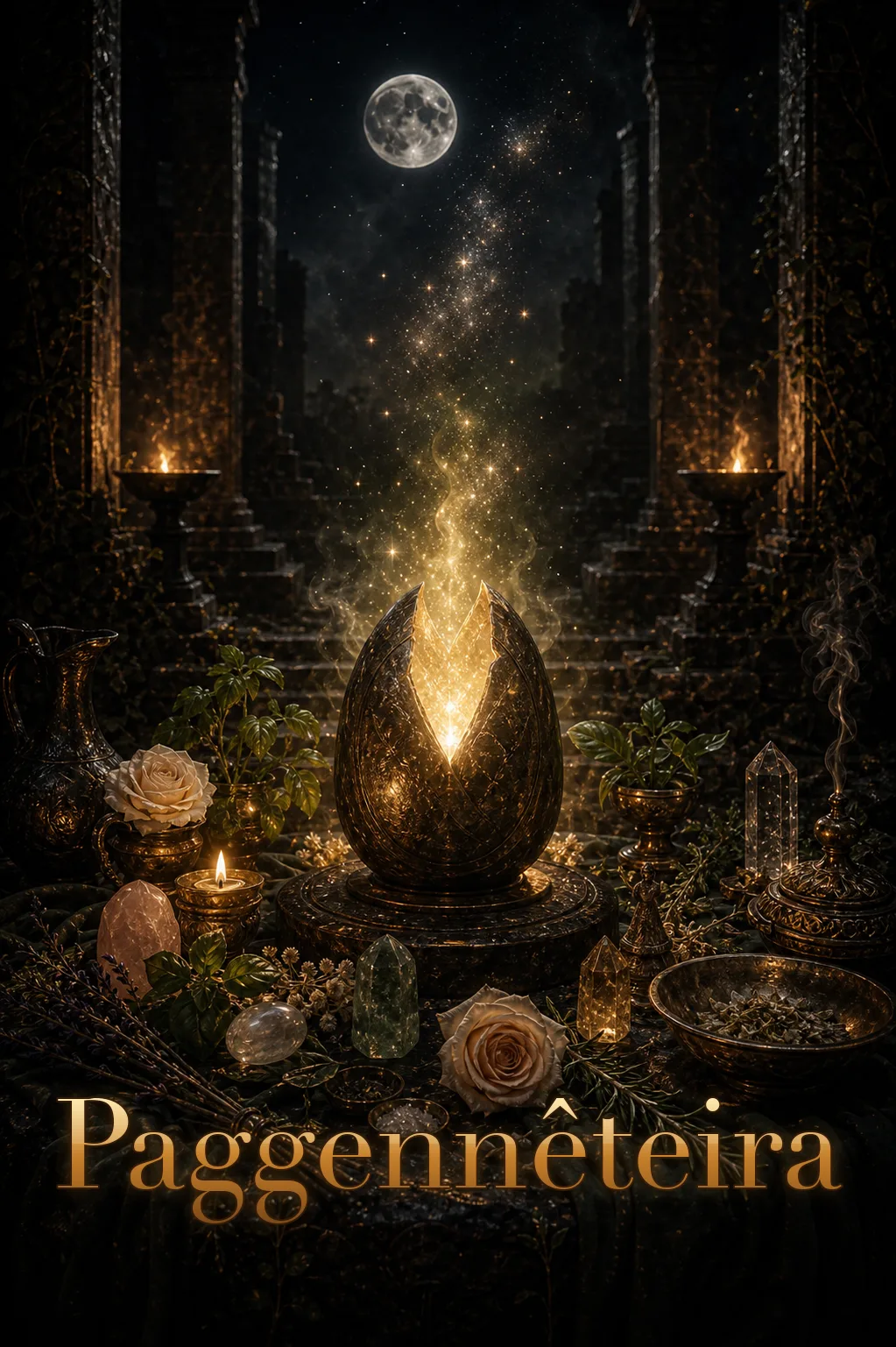 Imagem ritual do epíteto Paggennêteira