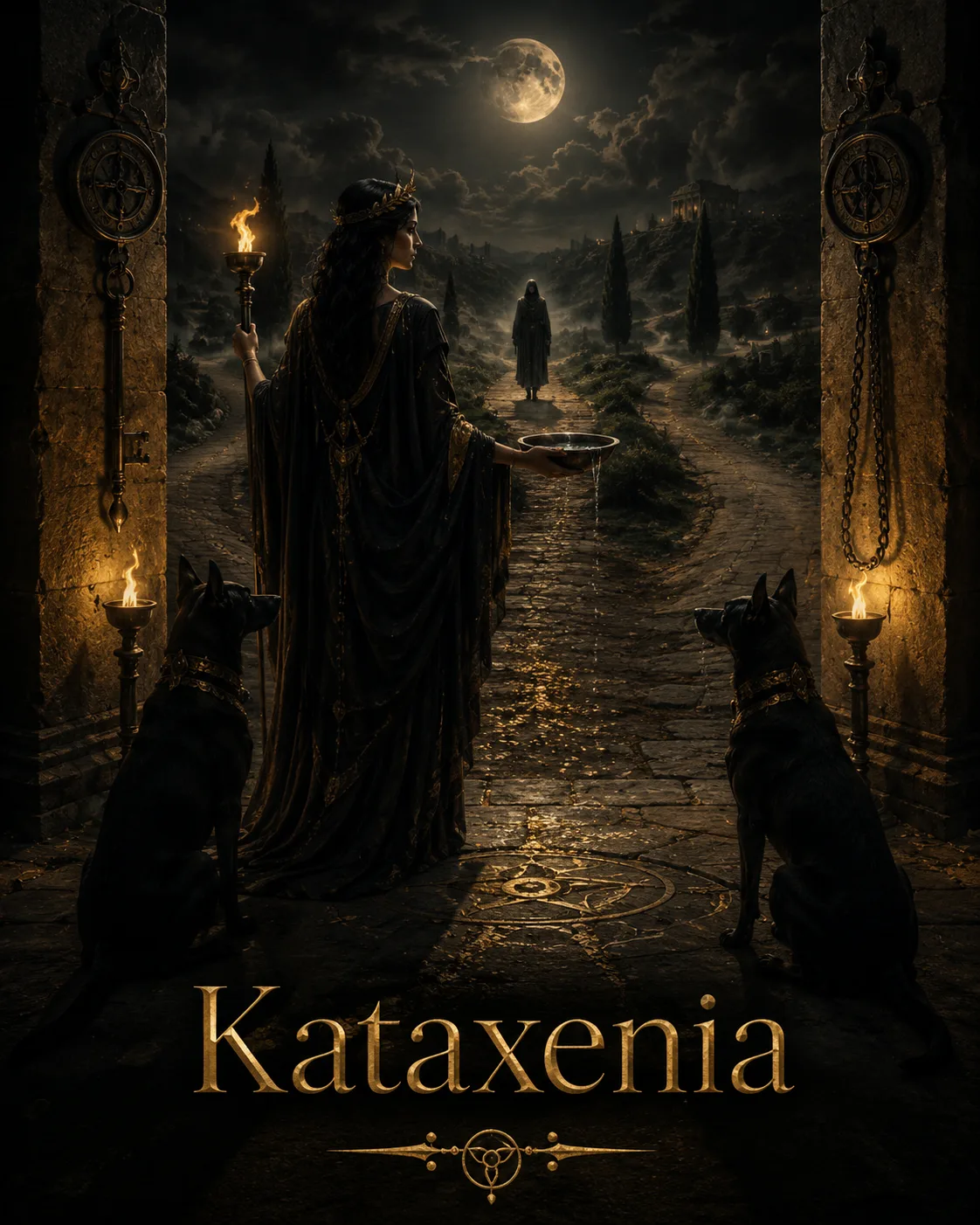 Imagem ritual do epíteto Kataxenia