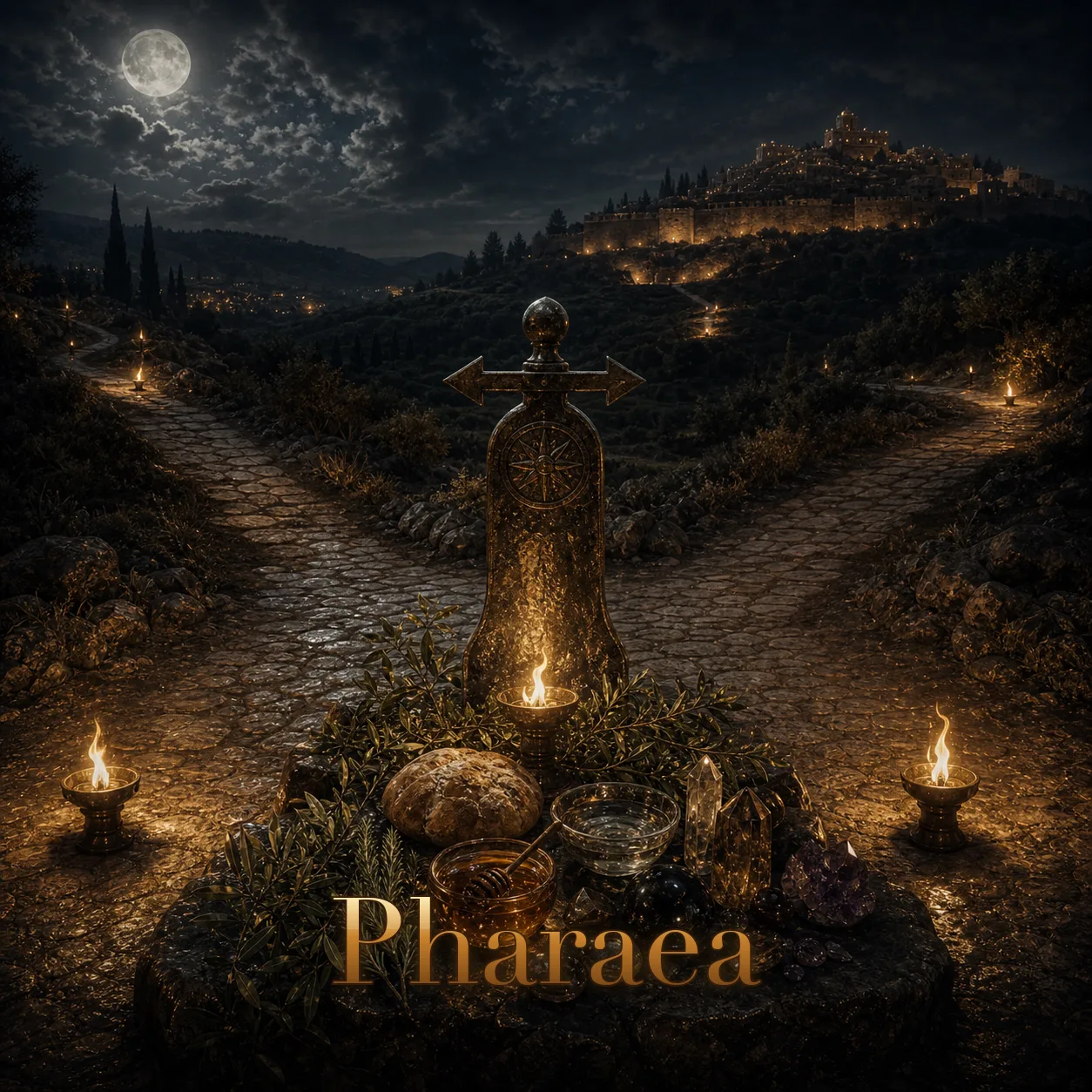 Imagem ritual do epíteto Pharaea
