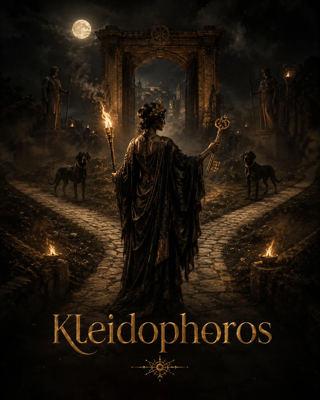 Imagem ritual do epíteto Kleidophoros