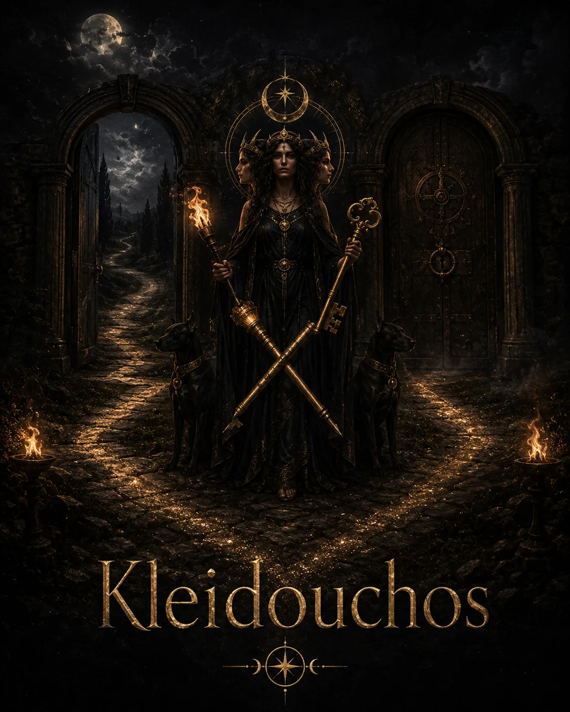 Imagem ritual do epíteto Kleidouchos