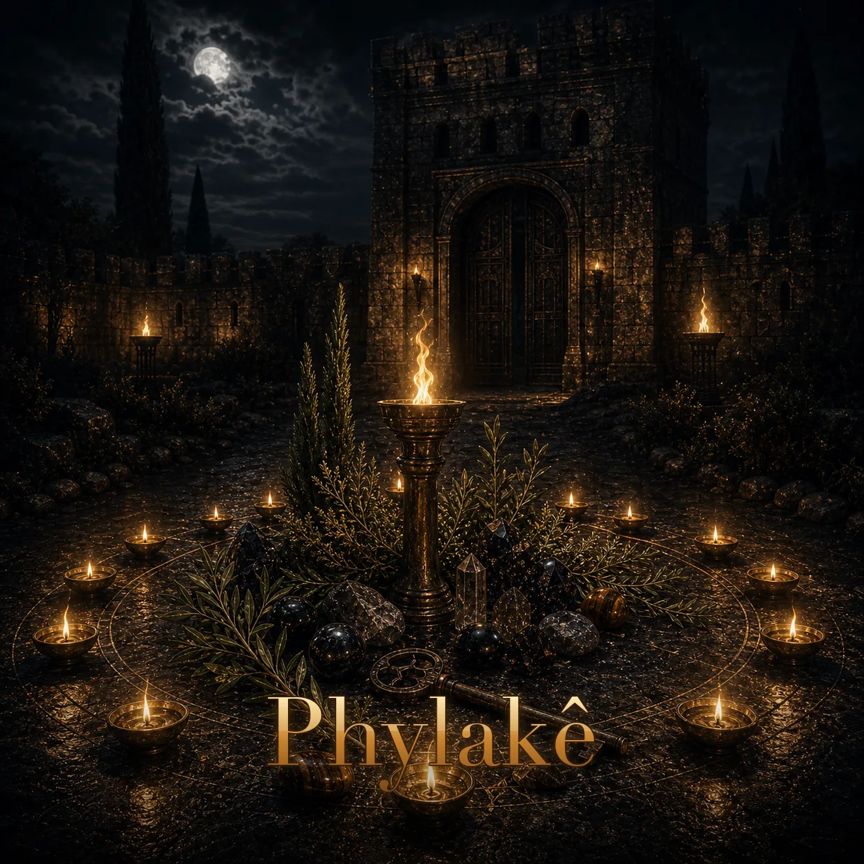 Imagem ritual do epíteto Phylakê