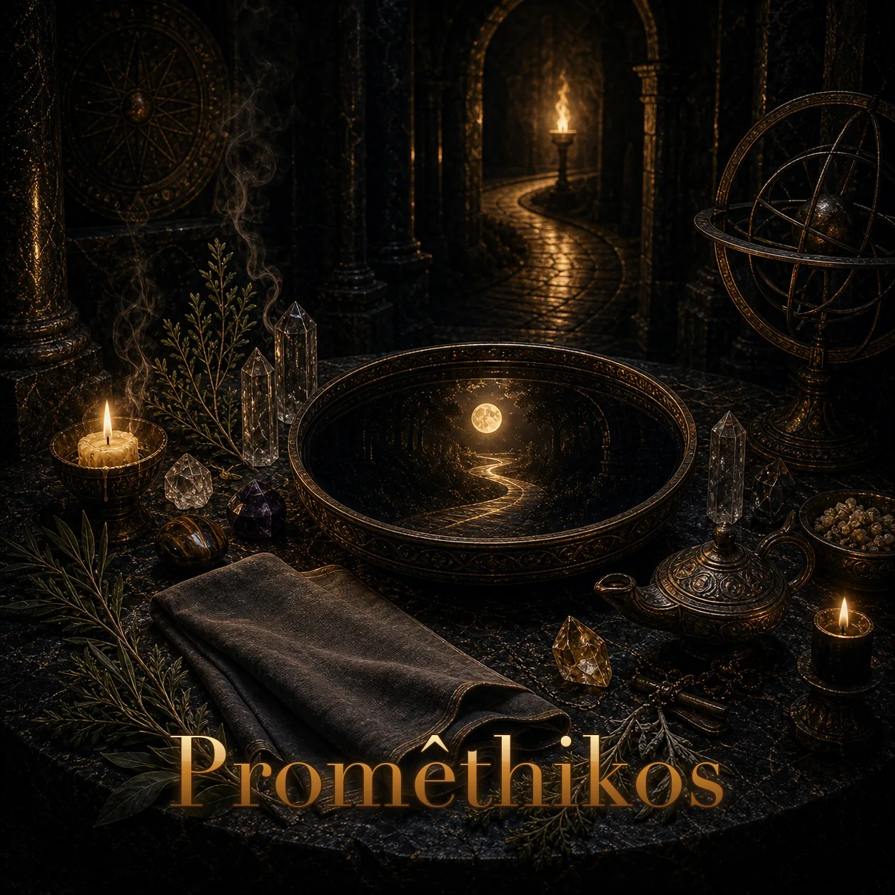 Imagem ritual do epíteto Promêthikos