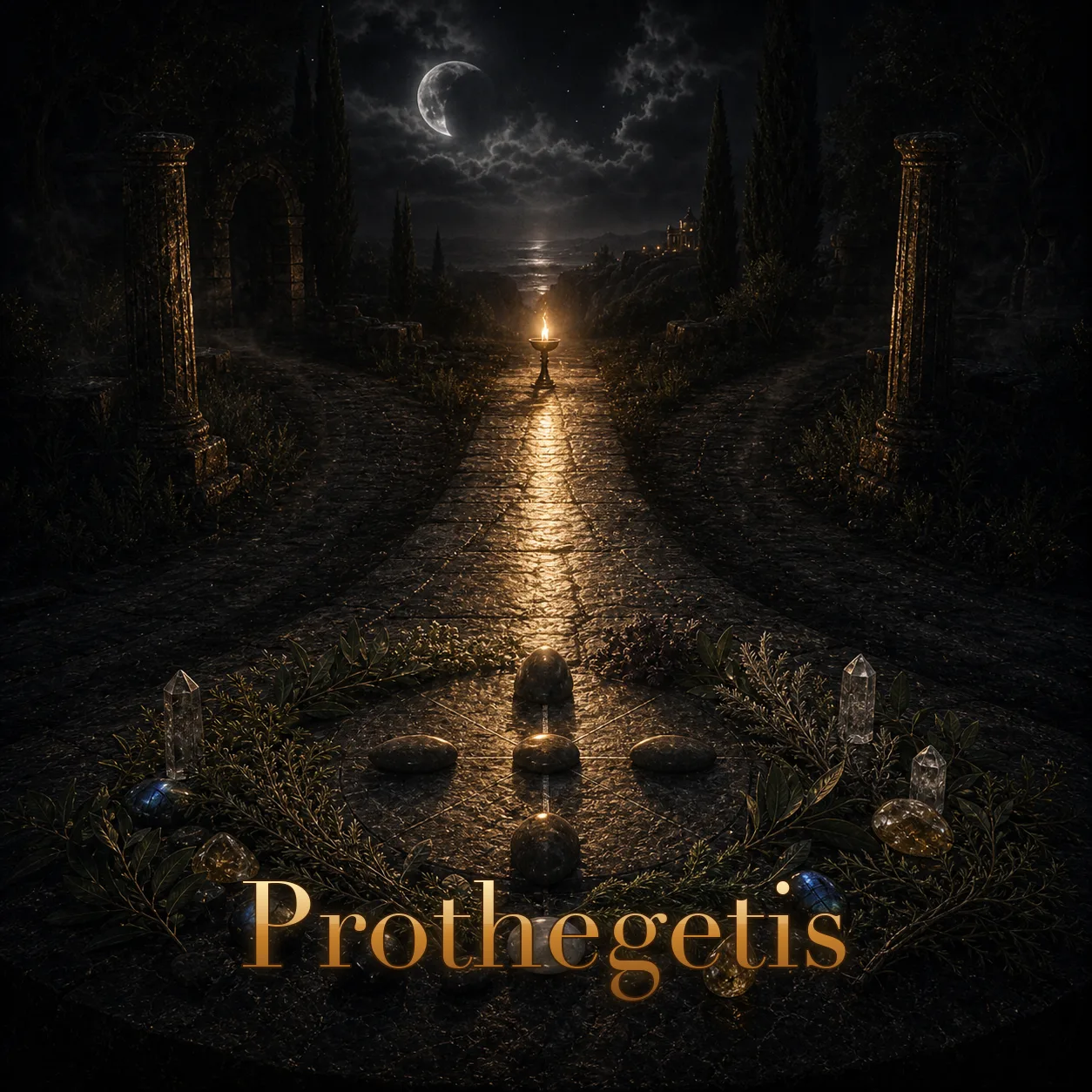 Imagem ritual do epíteto Prothegetis