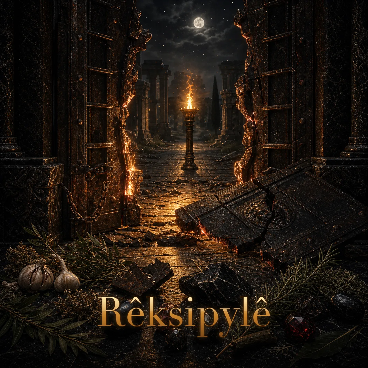 Imagem ritual do epíteto Rêksipylê