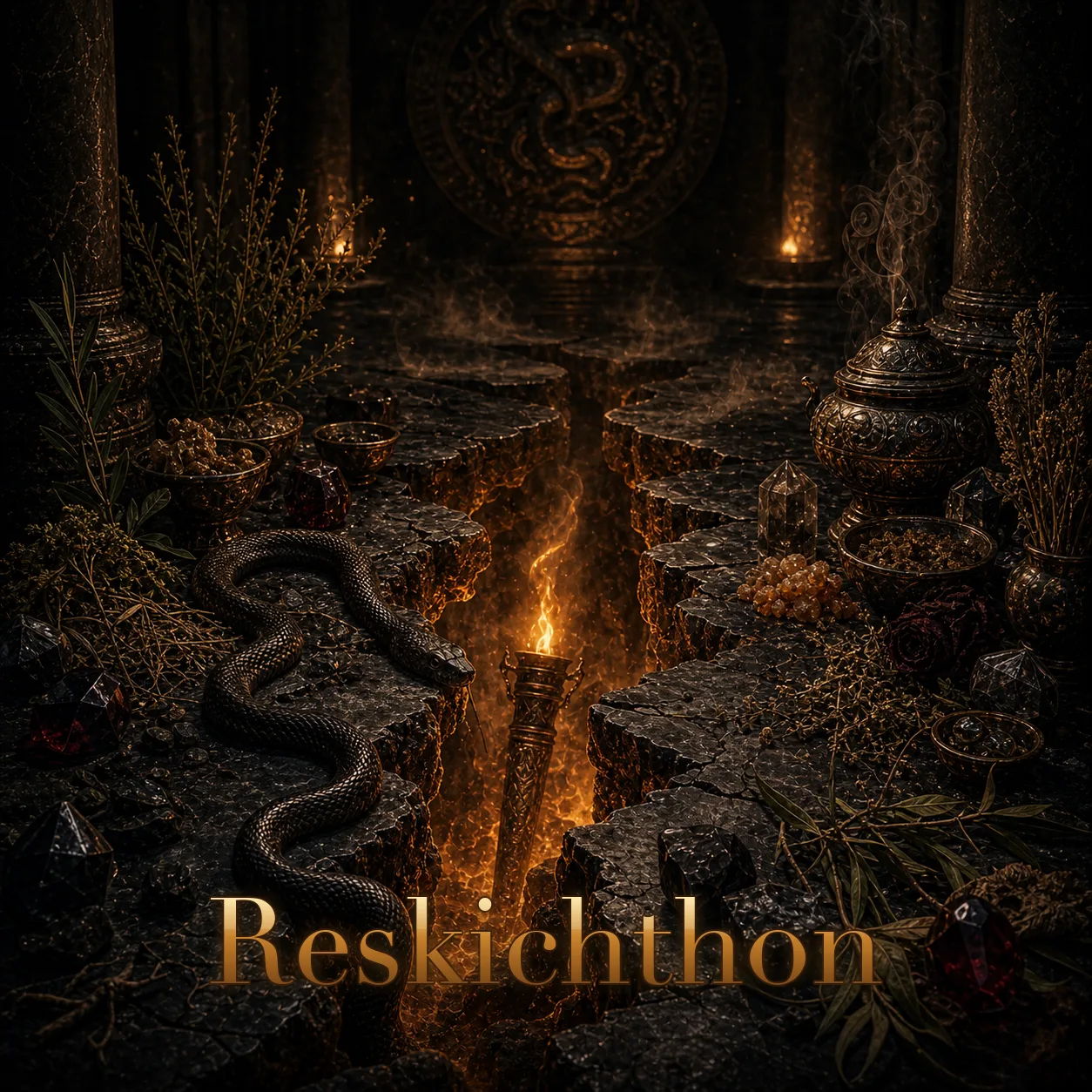 Imagem ritual do epíteto Rexichthon