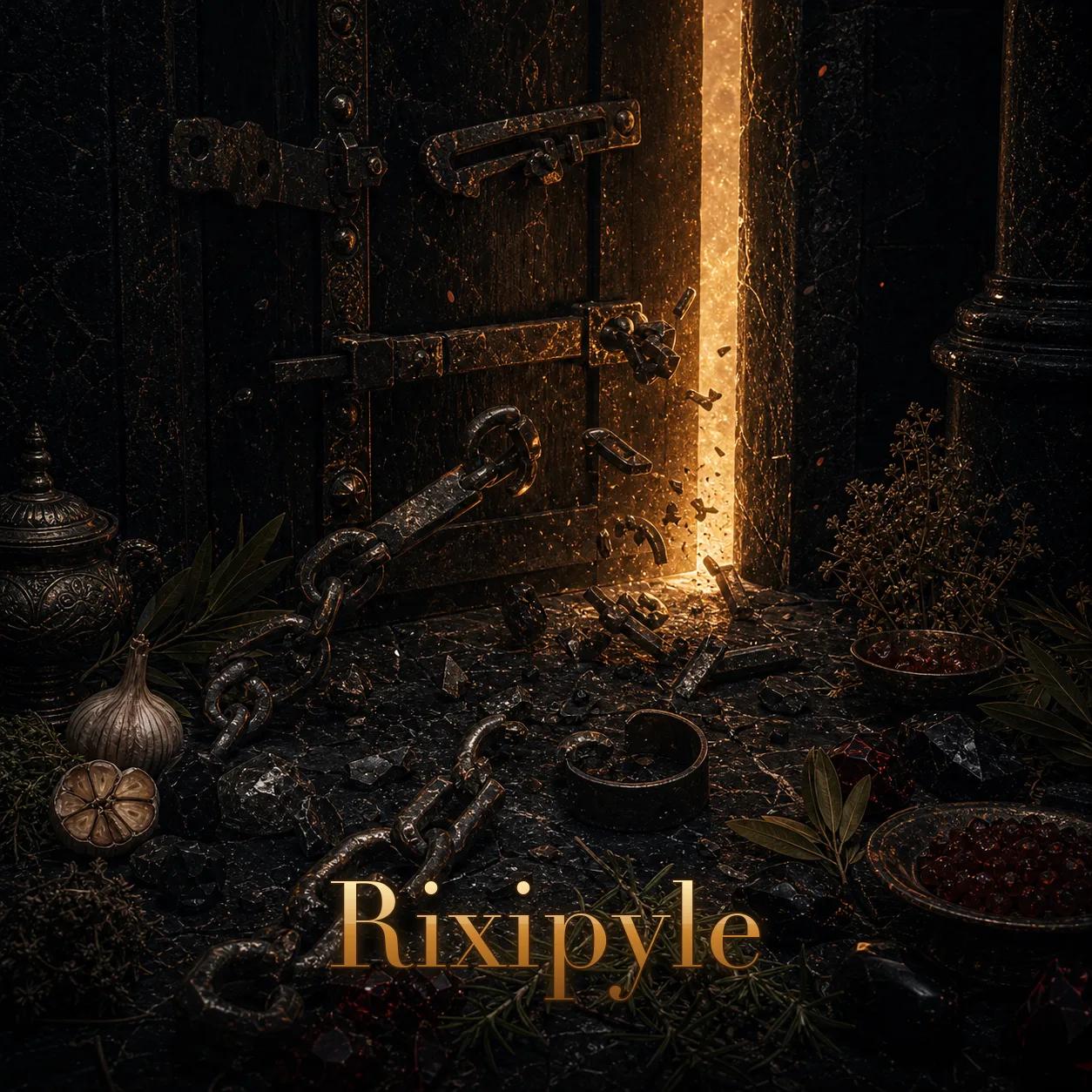 Imagem ritual do epíteto Rixipyle