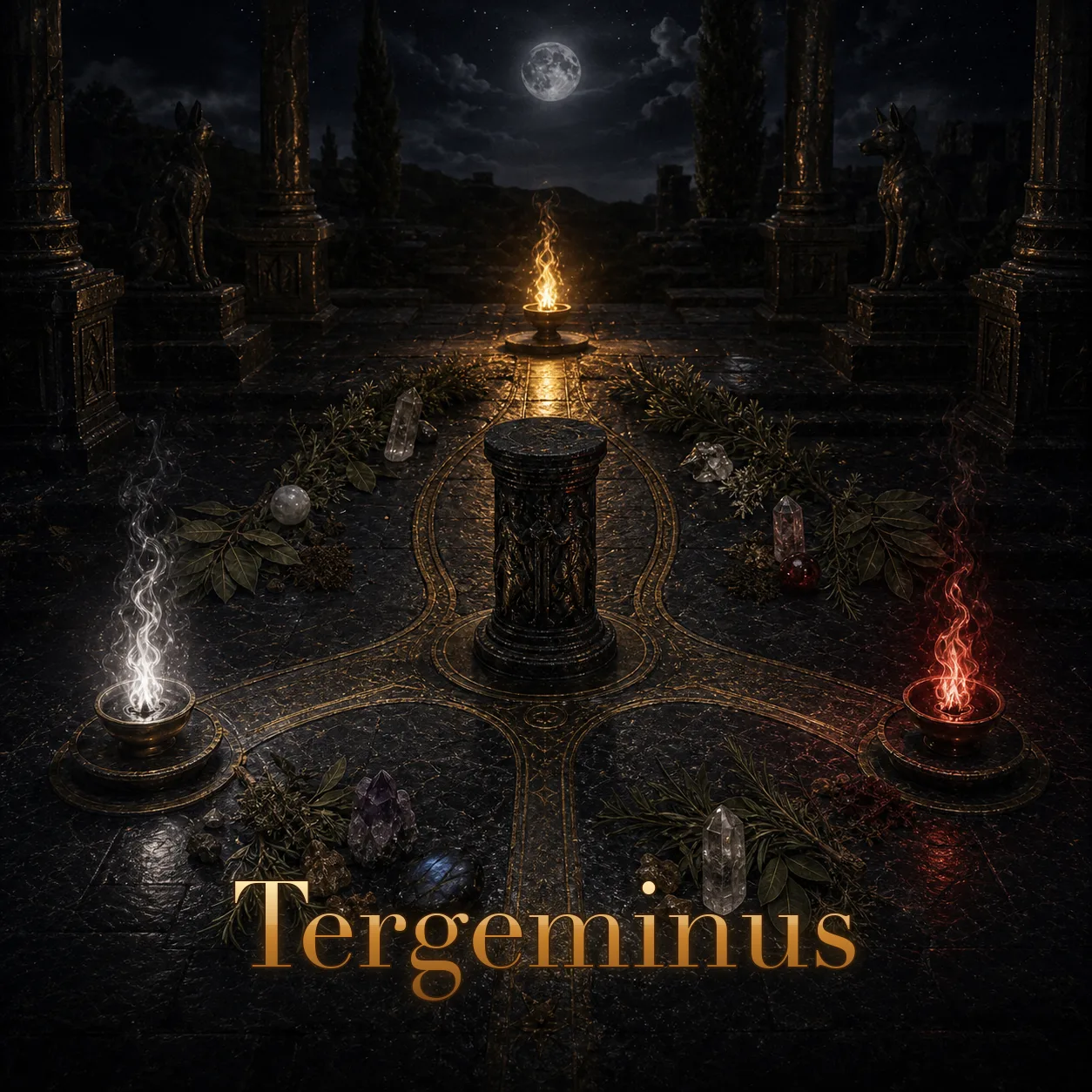 Imagem ritual do epíteto Tergeminus