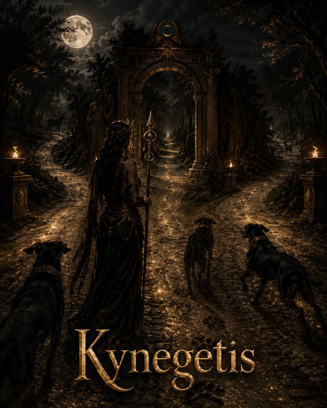 Imagem ritual do epíteto Kynegetis