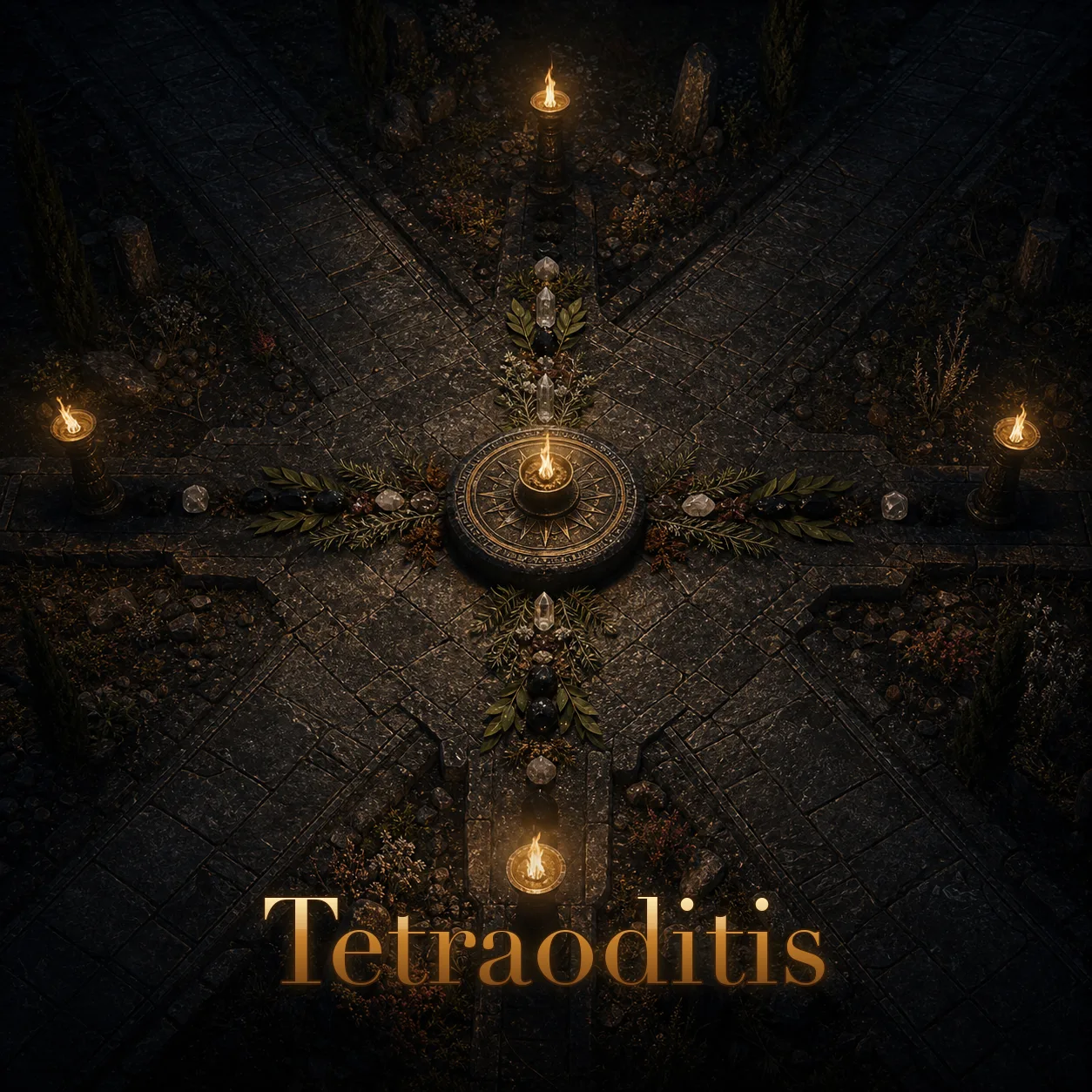 Imagem ritual do epíteto Tetraoditis