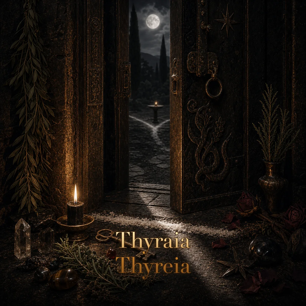 Imagem ritual do epíteto Thyraia / Thyreia
