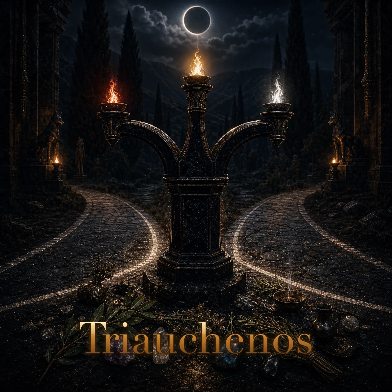 Imagem ritual do epíteto Triauchenos