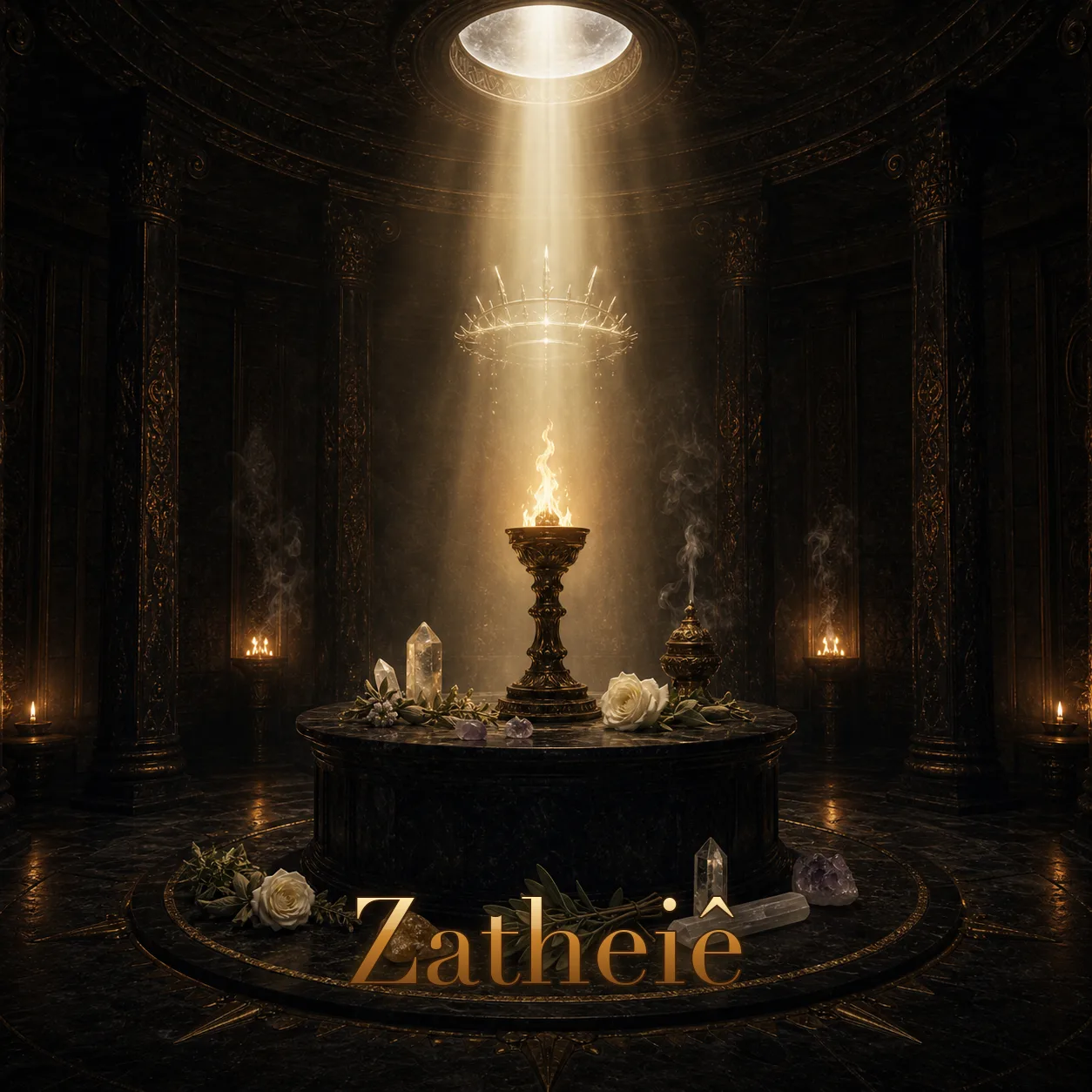 Imagem ritual do epíteto Zatheiê
