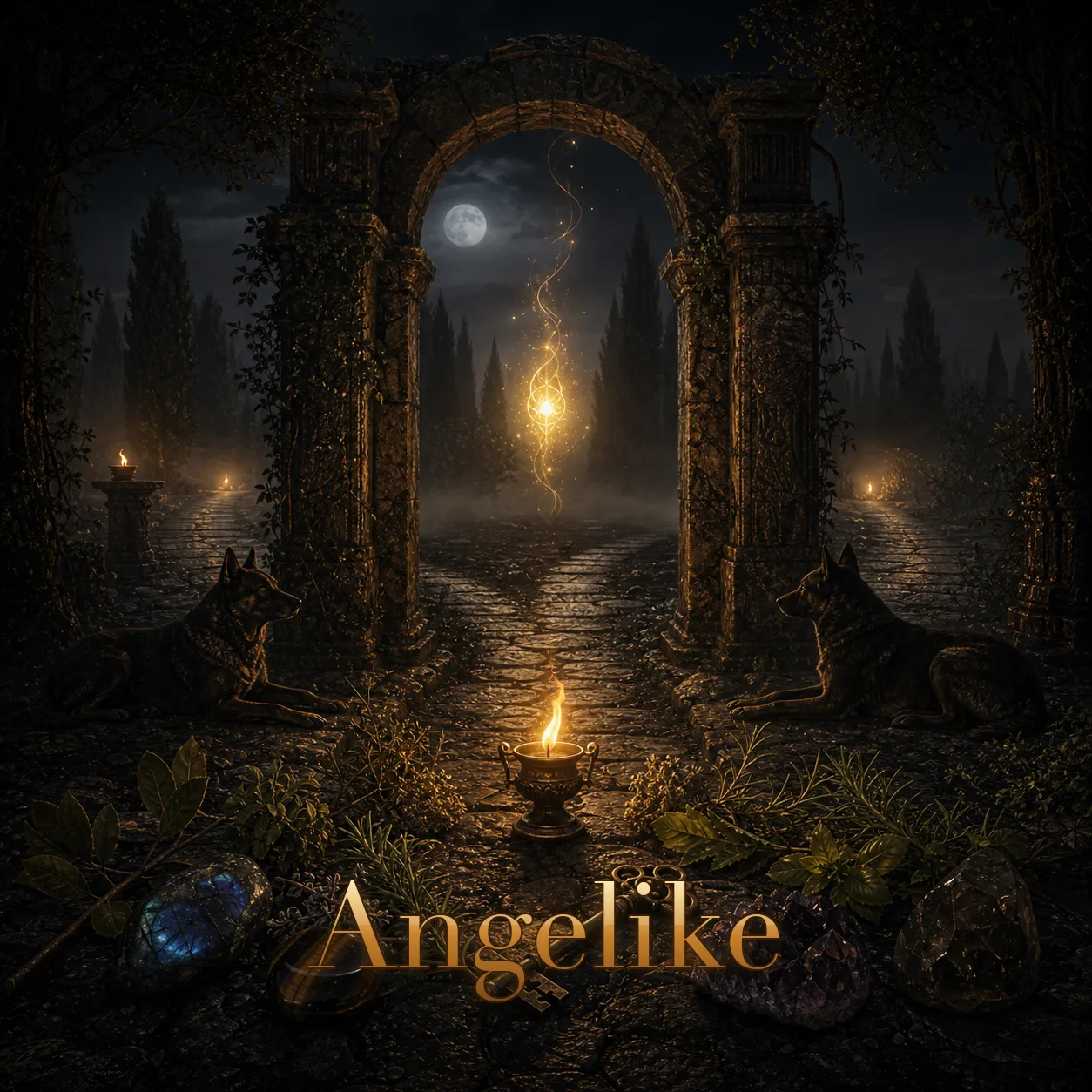 Imagem ritual do epíteto Angelike