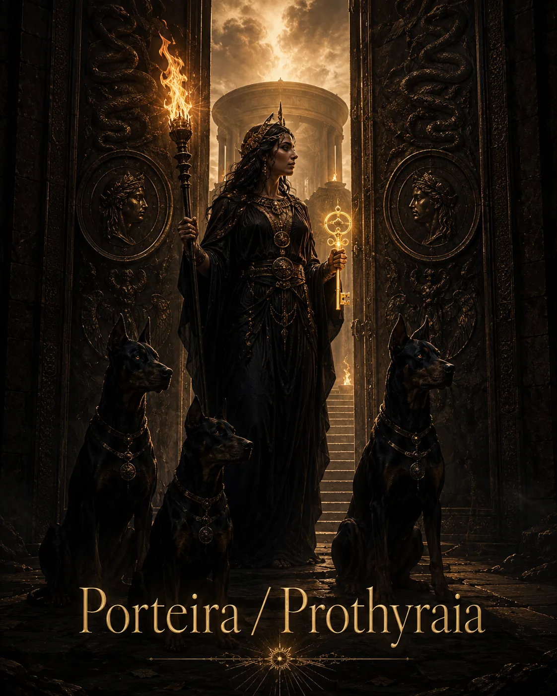 Imagem ritual do epíteto Porteira / Prothyraia