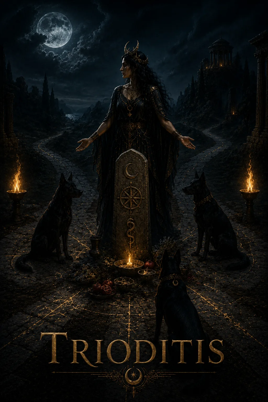 Imagem ritual do epíteto Trioditis