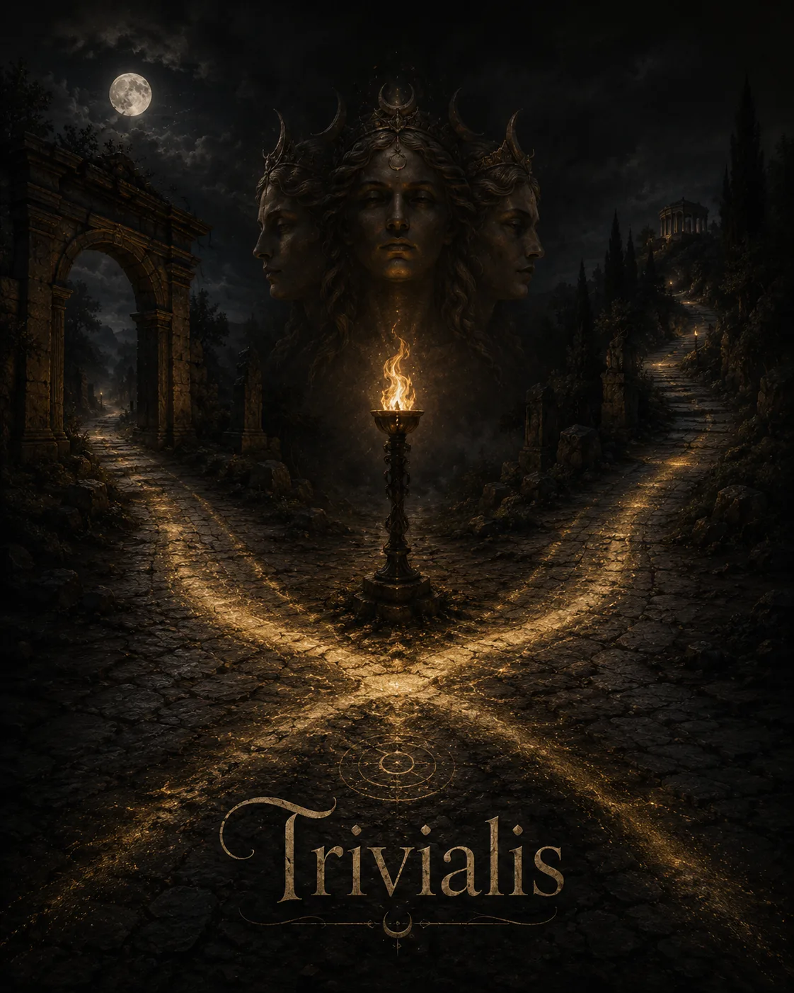 Imagem ritual do epíteto Trivialis