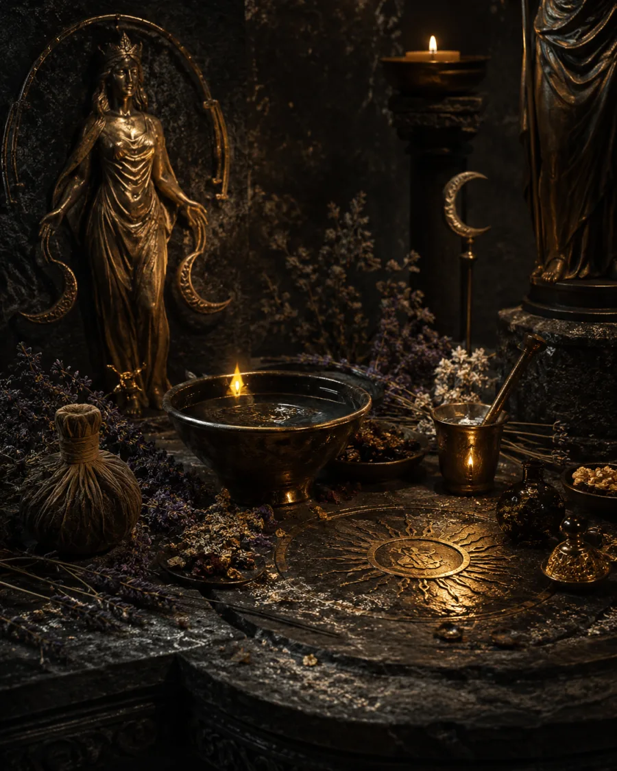 Imagem do portal A Curandeira em Epítetos de Hekate