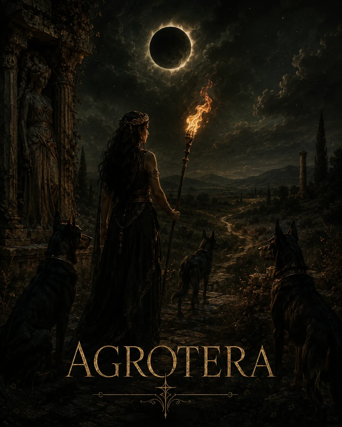 Imagem ritual do epíteto Agrotera