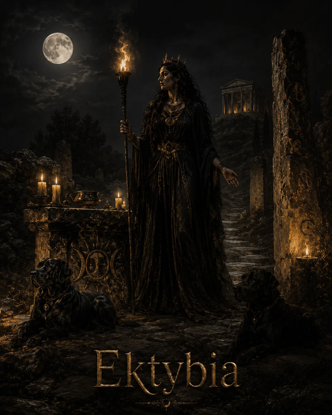 Imagem ritual do epíteto Ektýbia