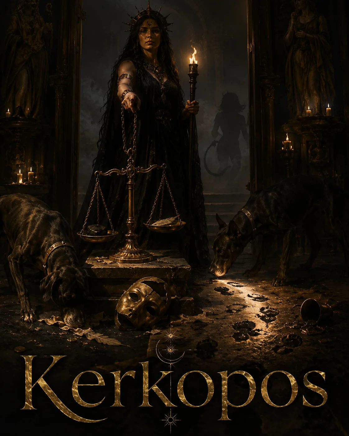 Imagem ritual do epíteto Kerkopos