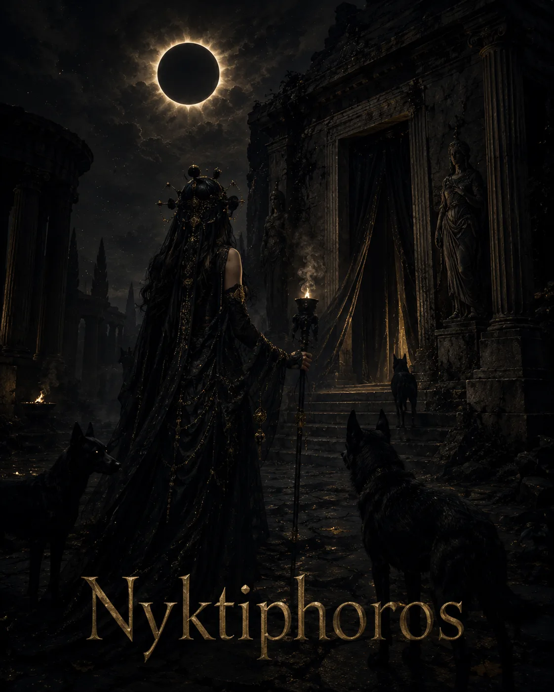 Imagem ritual do epíteto Nyktiphoros