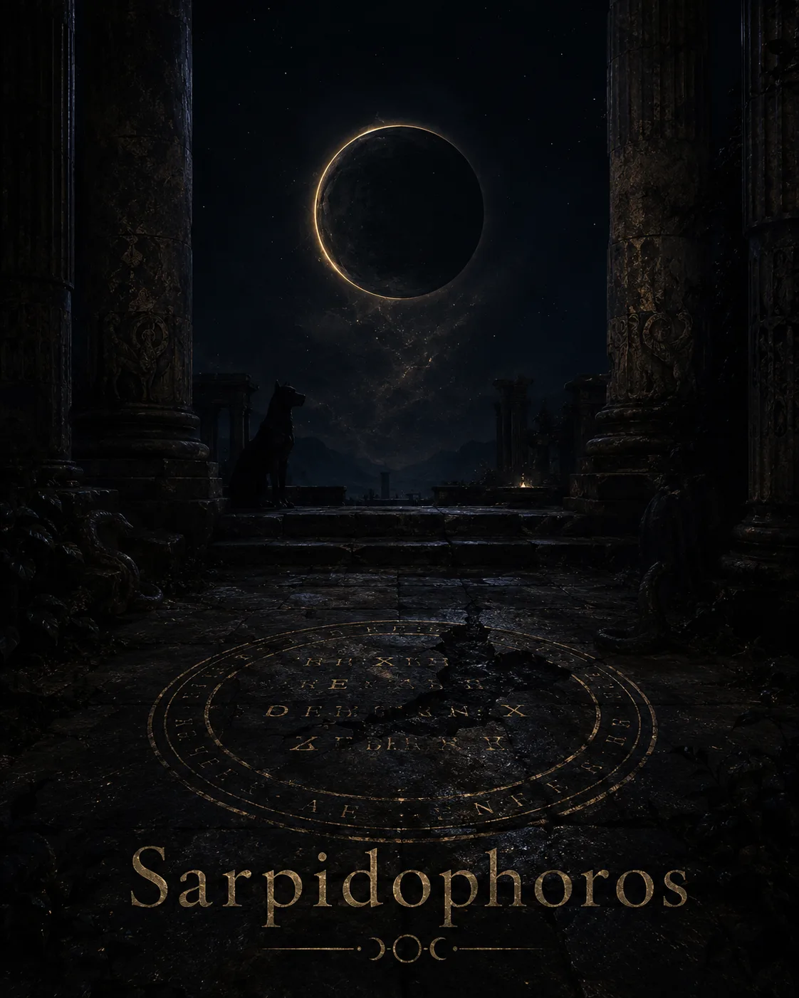 Imagem ritual do epíteto Sarpidophoros