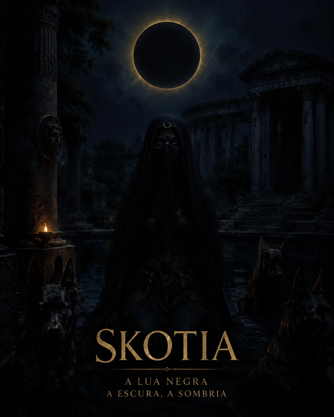 Imagem ritual do epíteto Skotia