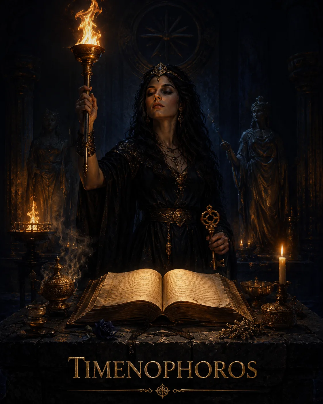 Imagem ritual do epíteto Timenophoros